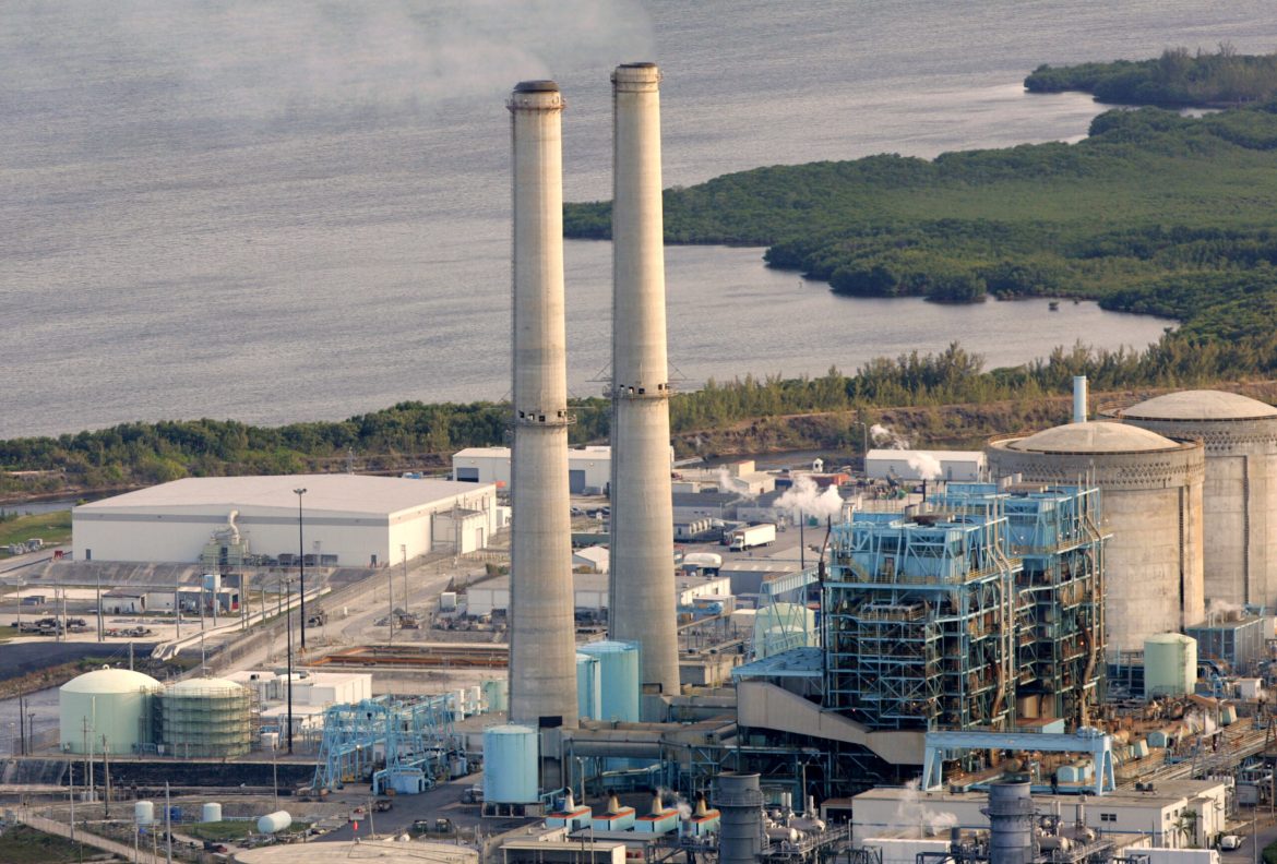 The Turkey Point nuclear plant is south of Miami. 
