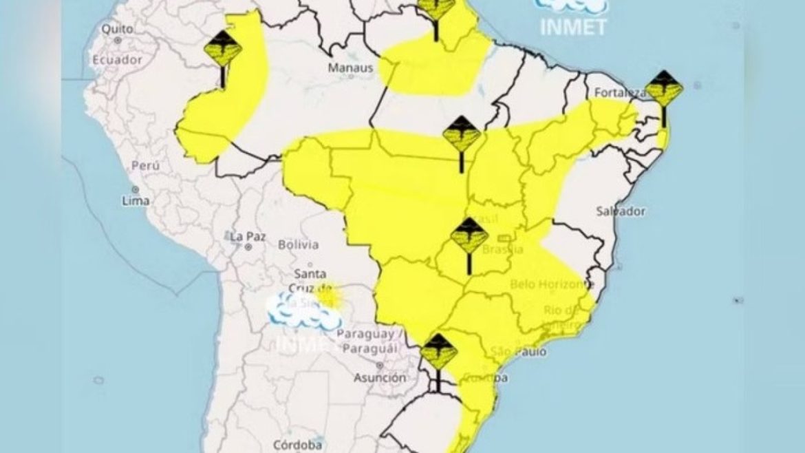Reprodução/Inmet