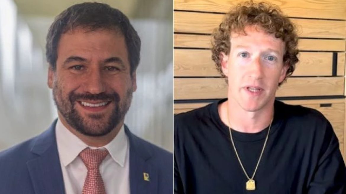 Fotos: Linkedin João Brant e Instagram @zuck