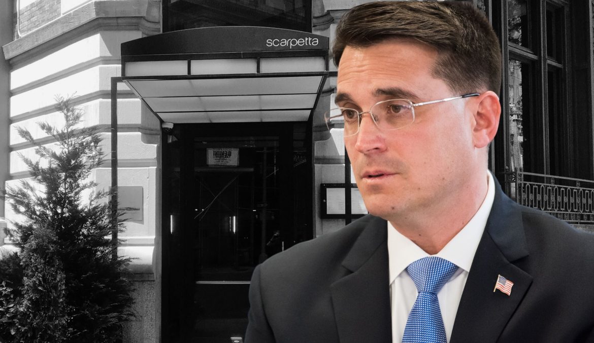 Um jantar de 2018 em Scarpetta, em Nova York, entre Jason O'Donnell e um advogado corrupto que cooperava com os promotores levou a acusações criminais que o democrata do condado de Hudson continua lutando.