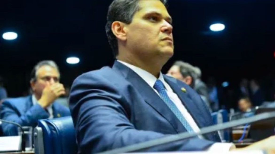 Presidente do Senado Federal, senador Davi Alcolumbre (União-AP). • Foto: Geraldo Magela/Agência Senado/ Reprodução: Flickr