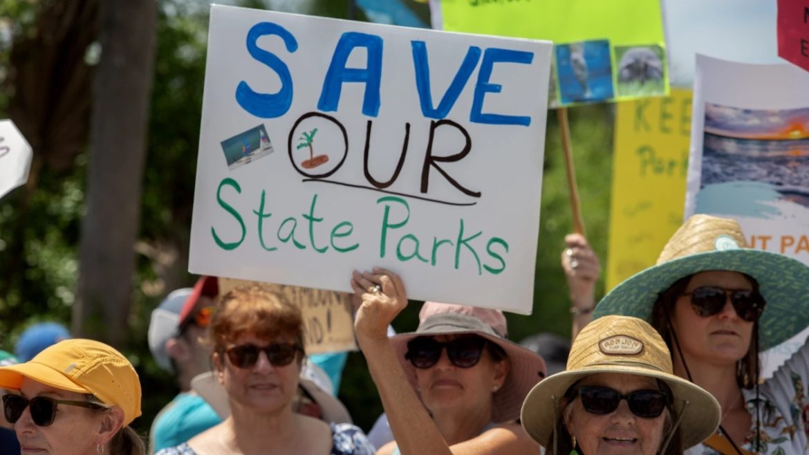 State parks protest