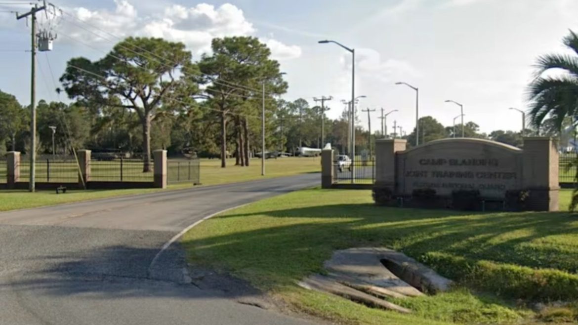 The entrance to Camp Blanding