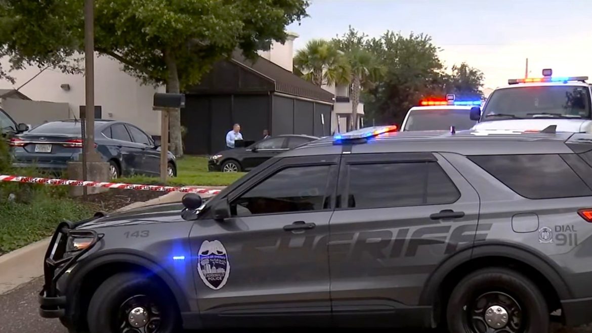 Police investigate a shooting June 11 outside of Copeland's of New Orleans restaurant on Southside Boulevard.